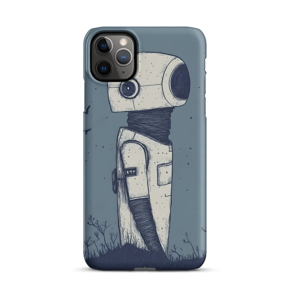 Contemplative Robot in a Barren Landscape