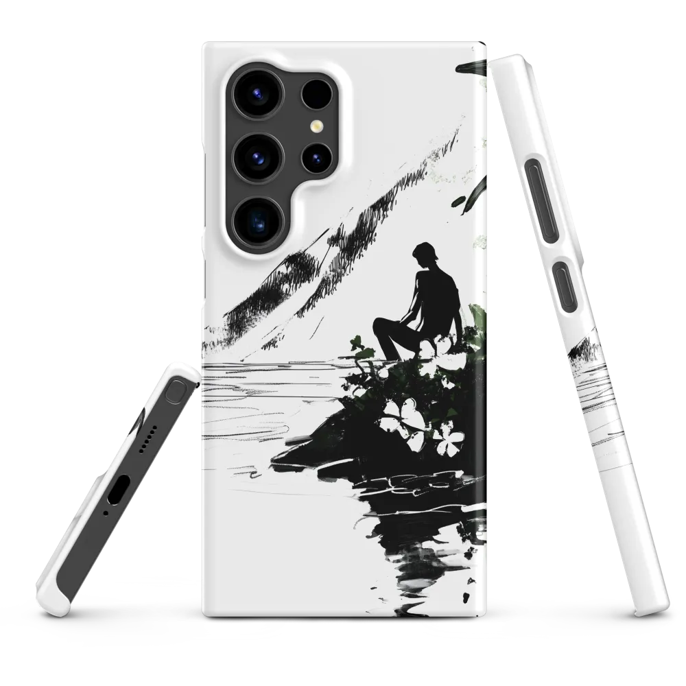 Contemplation by the Water | Phone Case |  S24 Ultra | Snap Case | Matte