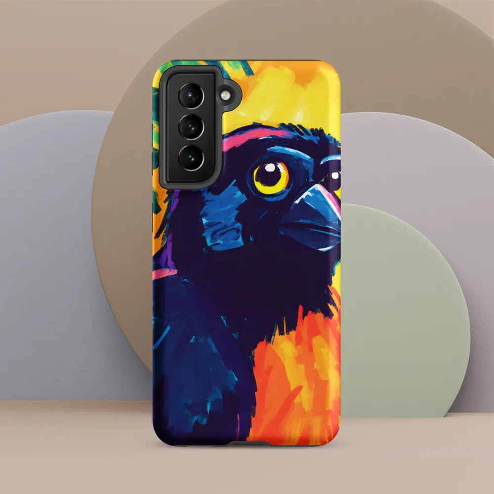 Vivid Avian Encounter