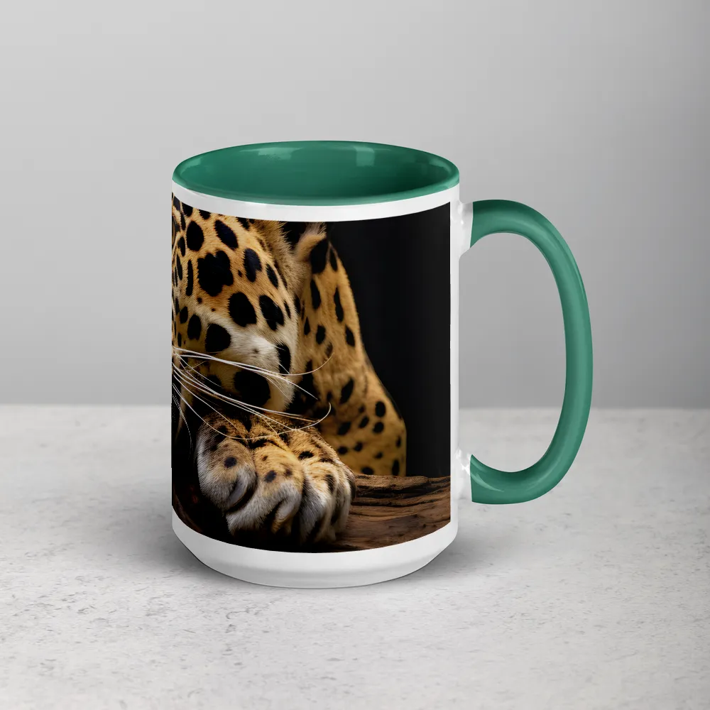 Tranquil Majesty: The Resting Leopard