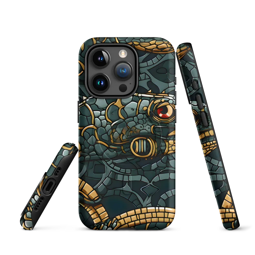 Lizards of Abstraction | Phone Case |  15 Pro | MagSafe® Tough Case | Matte