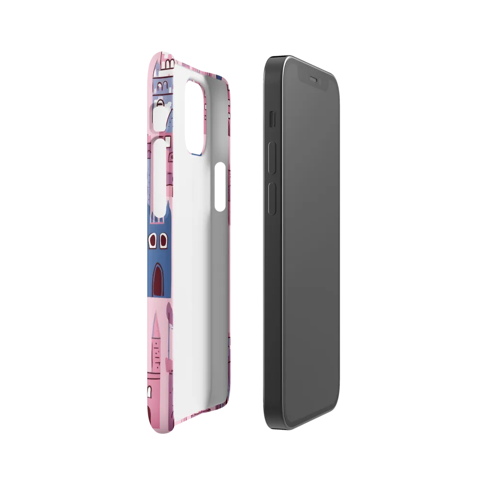 Whimsical Castles: A Playful Tapestry | Phone Case |  12 Mini | Snap Case | Matte