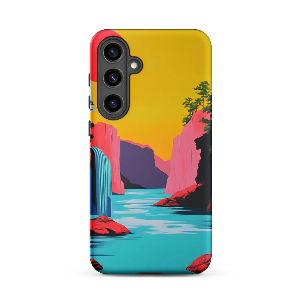 Dreamscape of Pink Cliffs and Turquoise Waters
