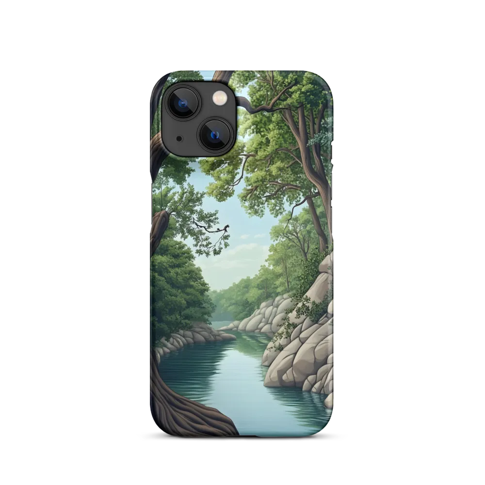 Tranquil Reflections: A Serene River Landscape