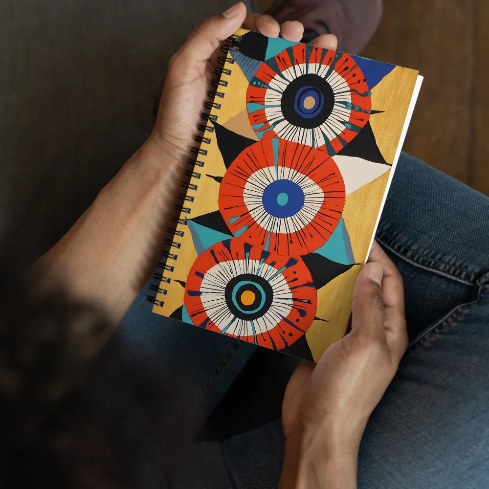 Vibrant Concentric Harmony | Spiral Notebook