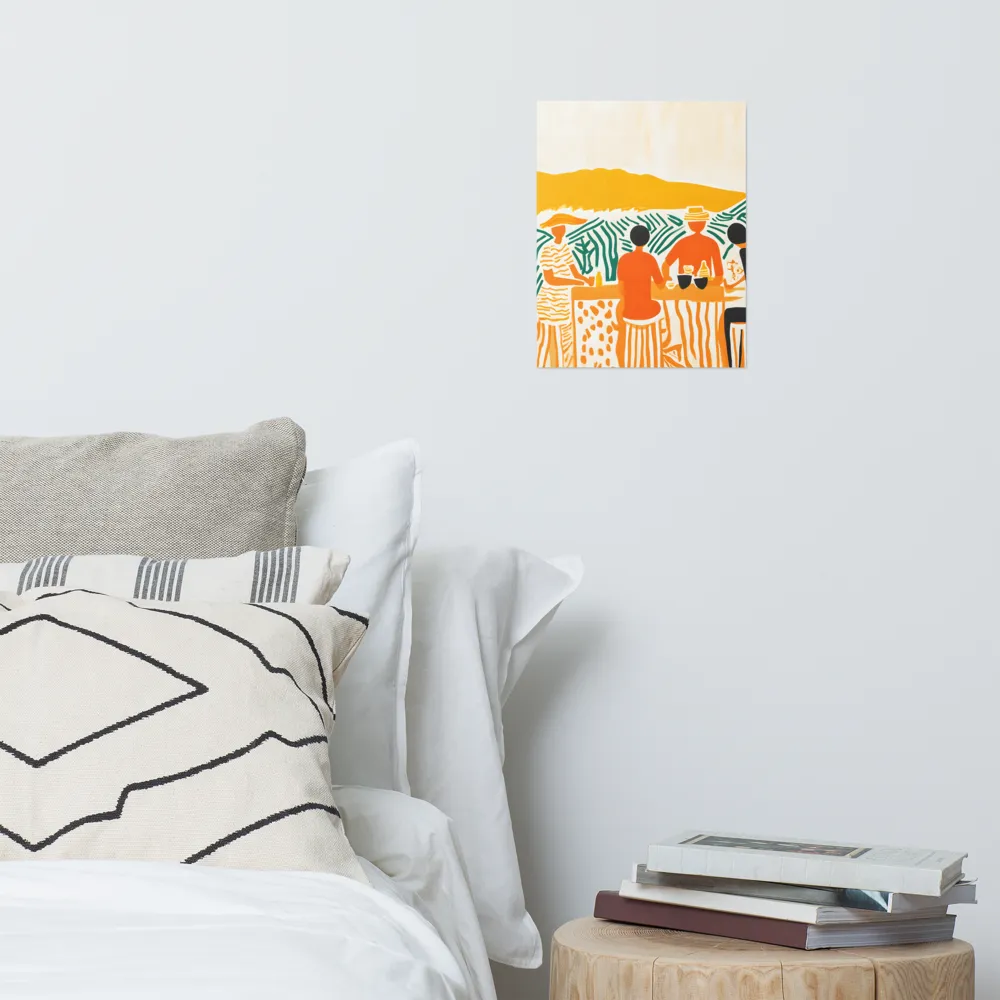 Summer Vibes: Café Conversations | Poster | 11″×14″