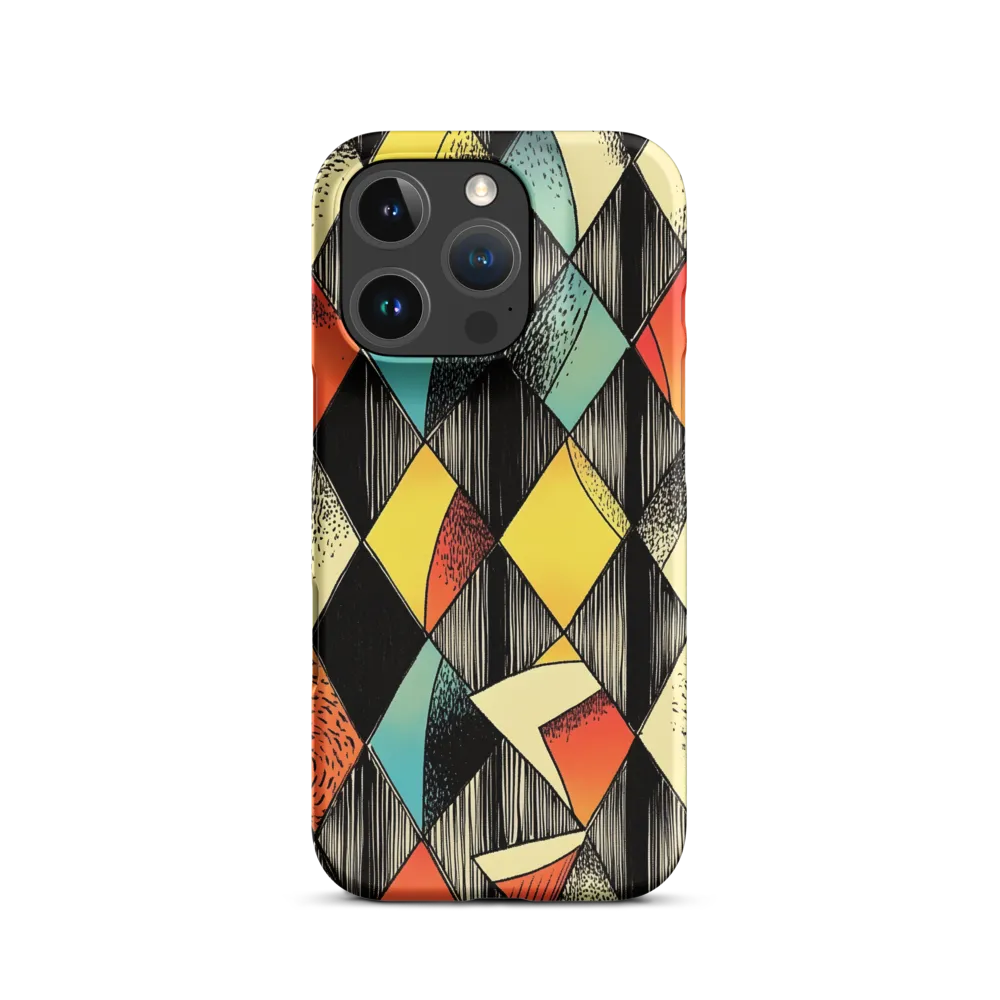 Dynamic Geometric Abstraction | Phone Case |  16 Pro | Snap Case | Matte