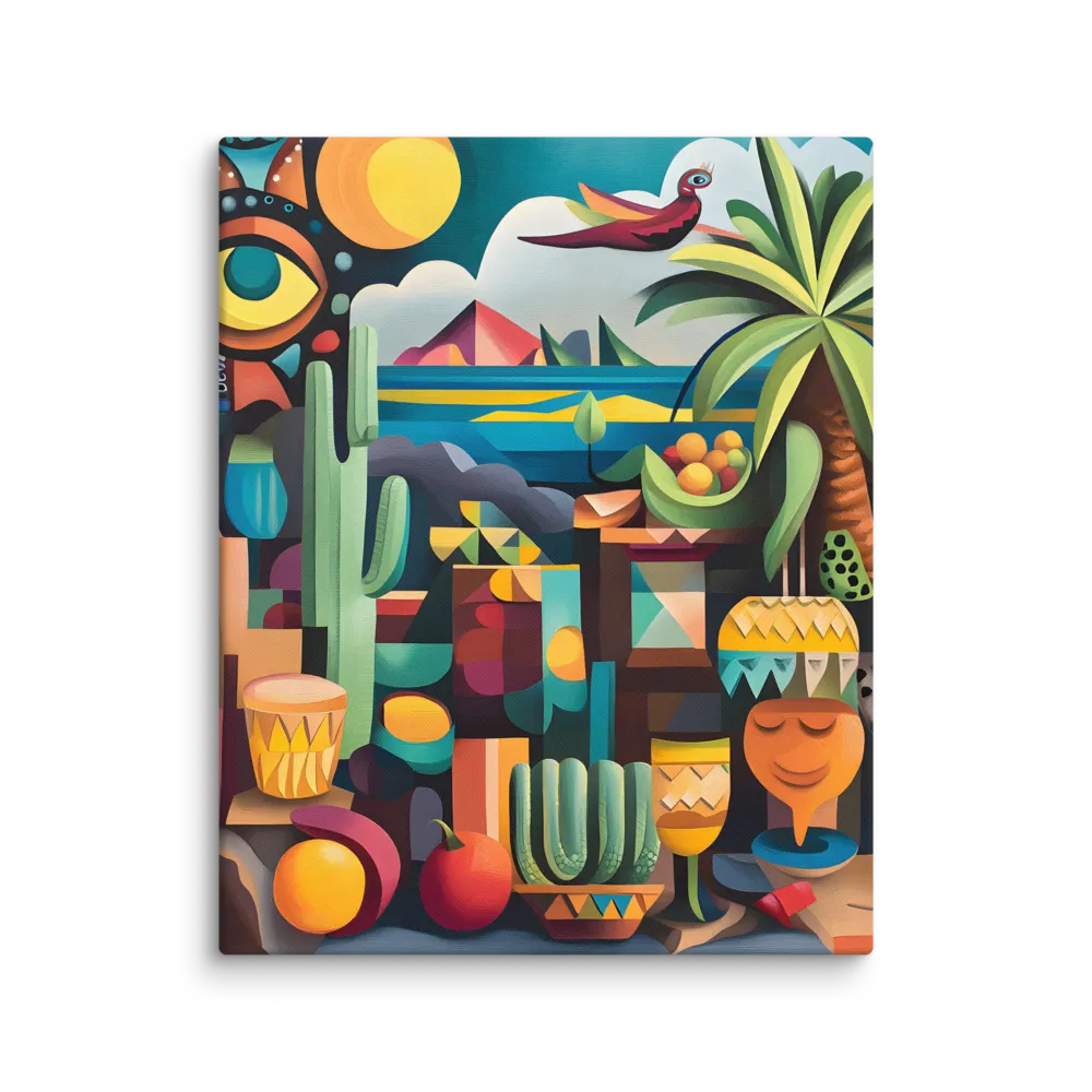 Whimsical Oasis | Canvas | 24″×30″