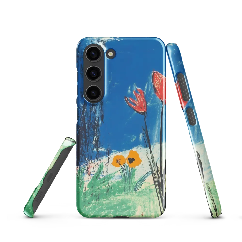 Joyful Blossoms in Blue