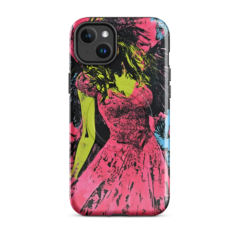 Mystical Angel in Neon Dreams