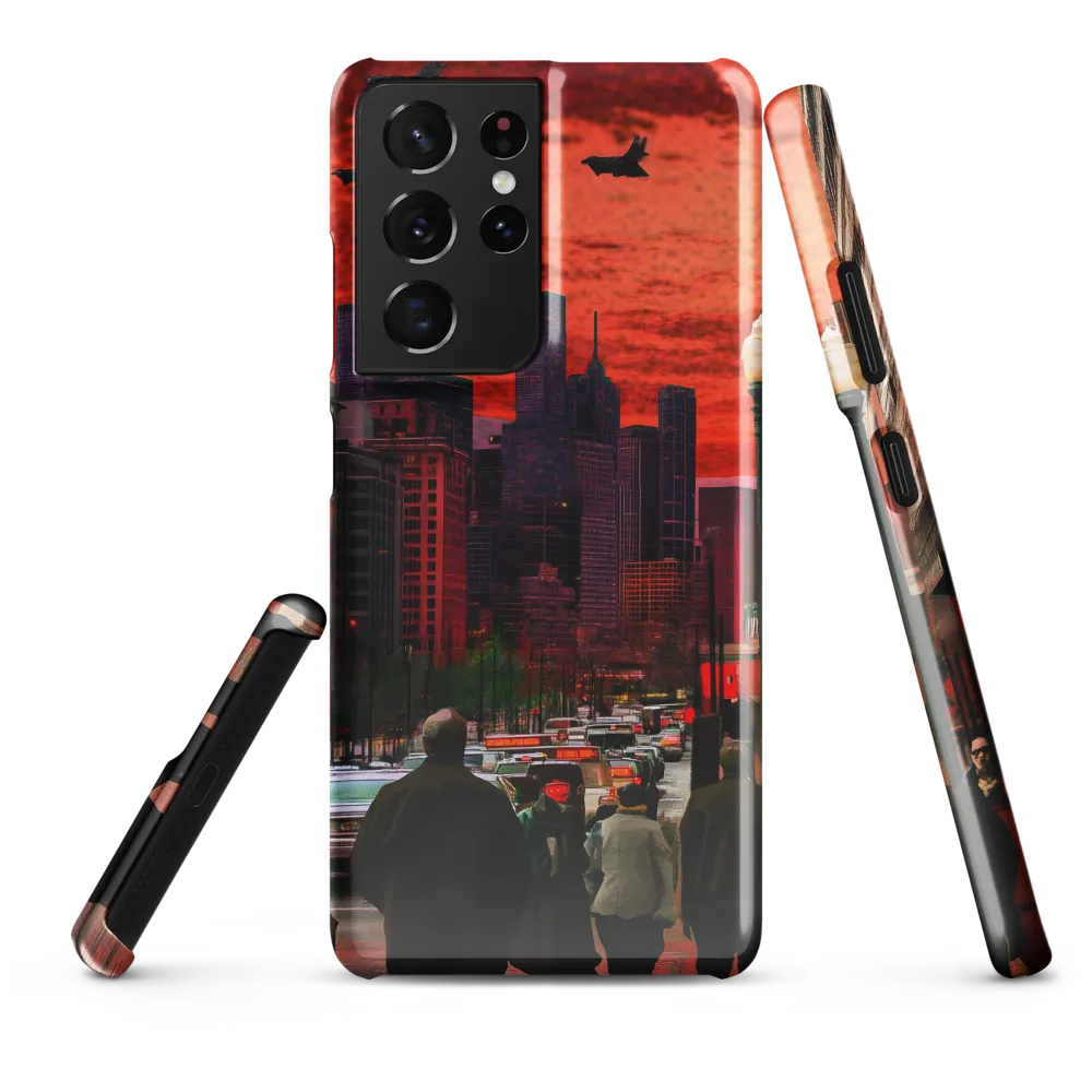 Urban Reverie: Stratospheric Shadows | Phone Case |  S21 Ultra | Snap Case | Glossy