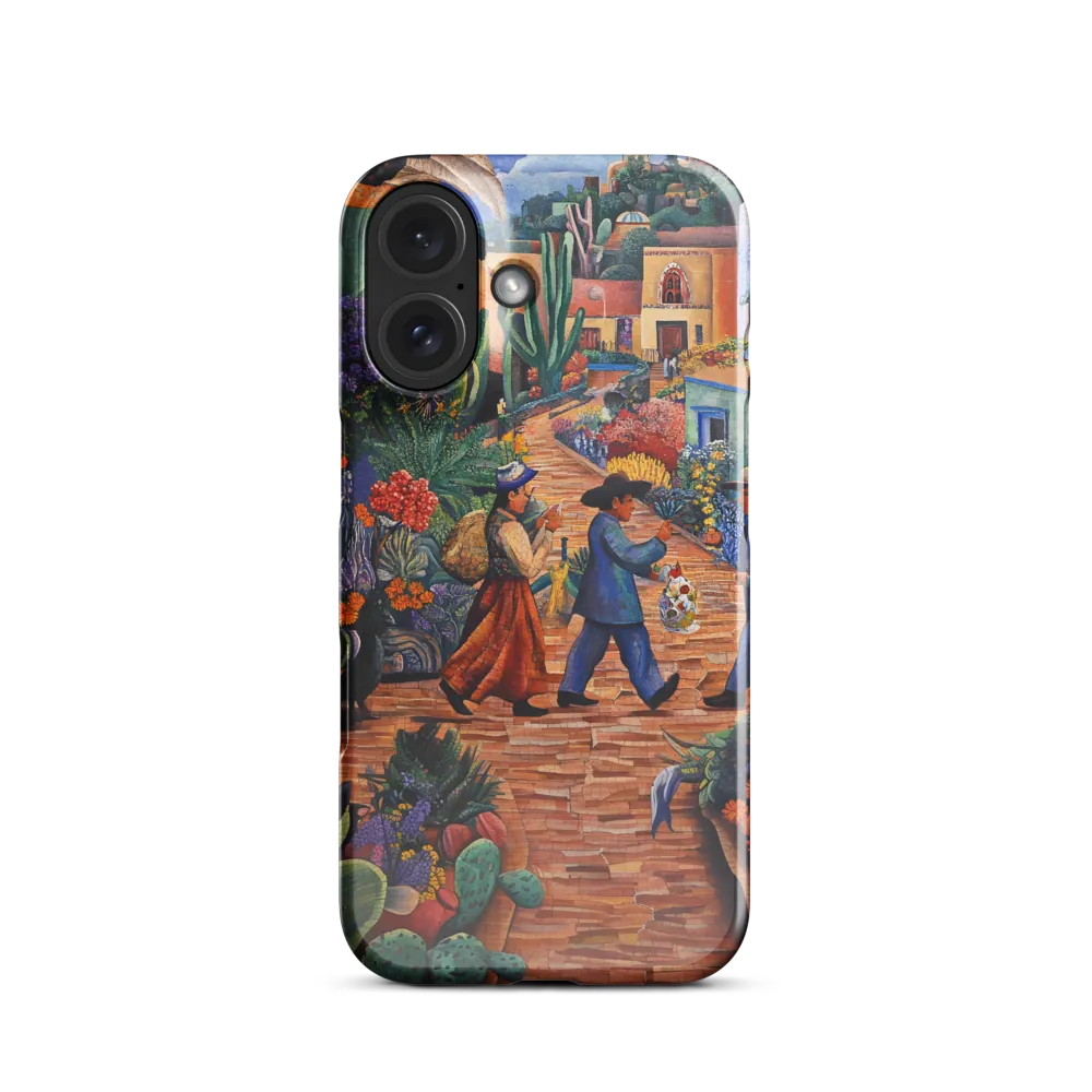 A Mosaic Journey Through Colorful Landscapes | Phone Case