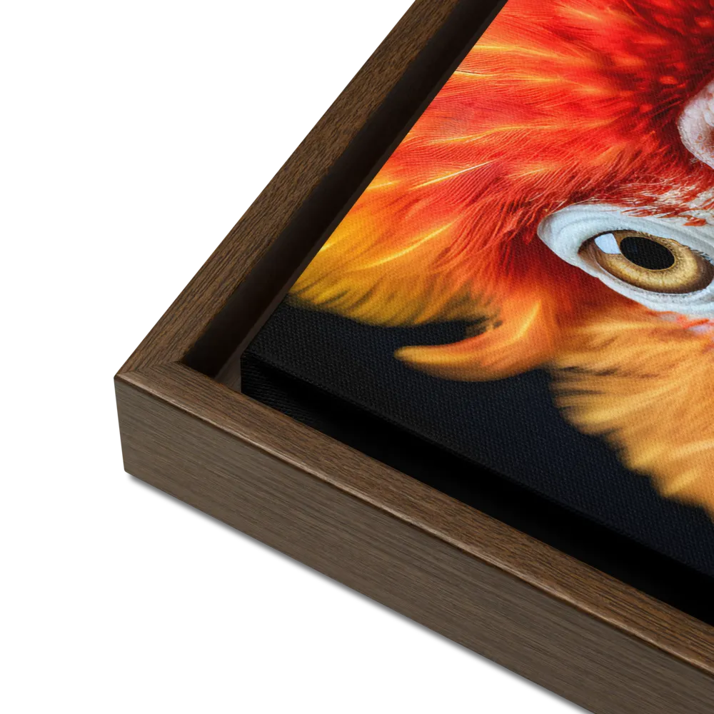 The Fiery Gaze of the Parrot