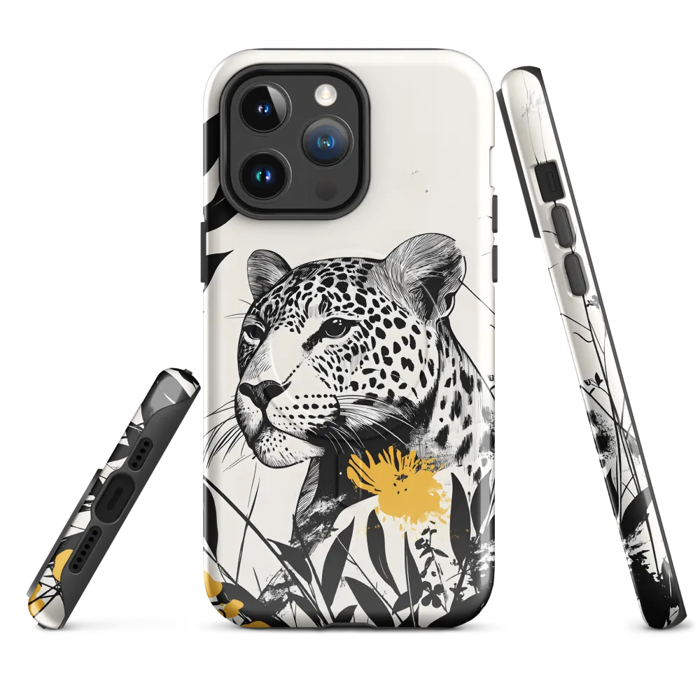 Majestic Leopard Amongst Flora