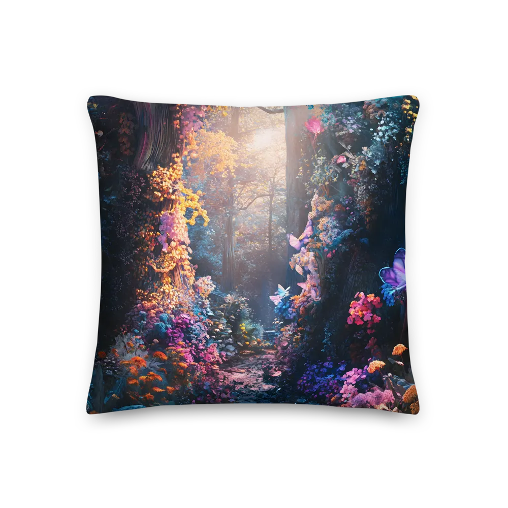 Enchanted Butterfly Forest | Pillow | 18″×18″