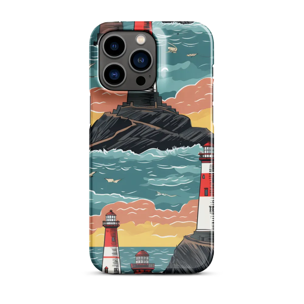 Lighthouses in a Whimsical Ocean