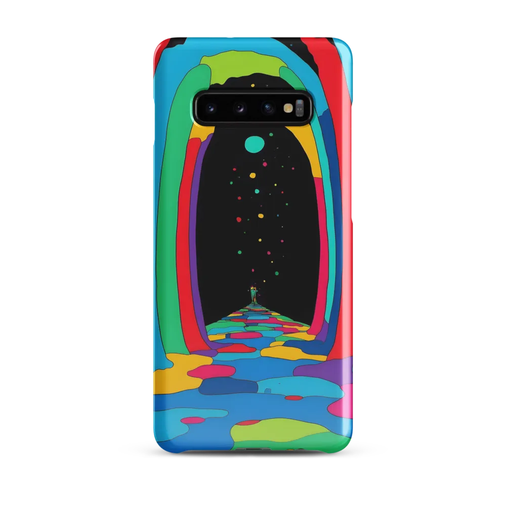 Journey Through a Psychedelic Landscape | Phone Case |  S10 Plus | Snap Case | Glossy