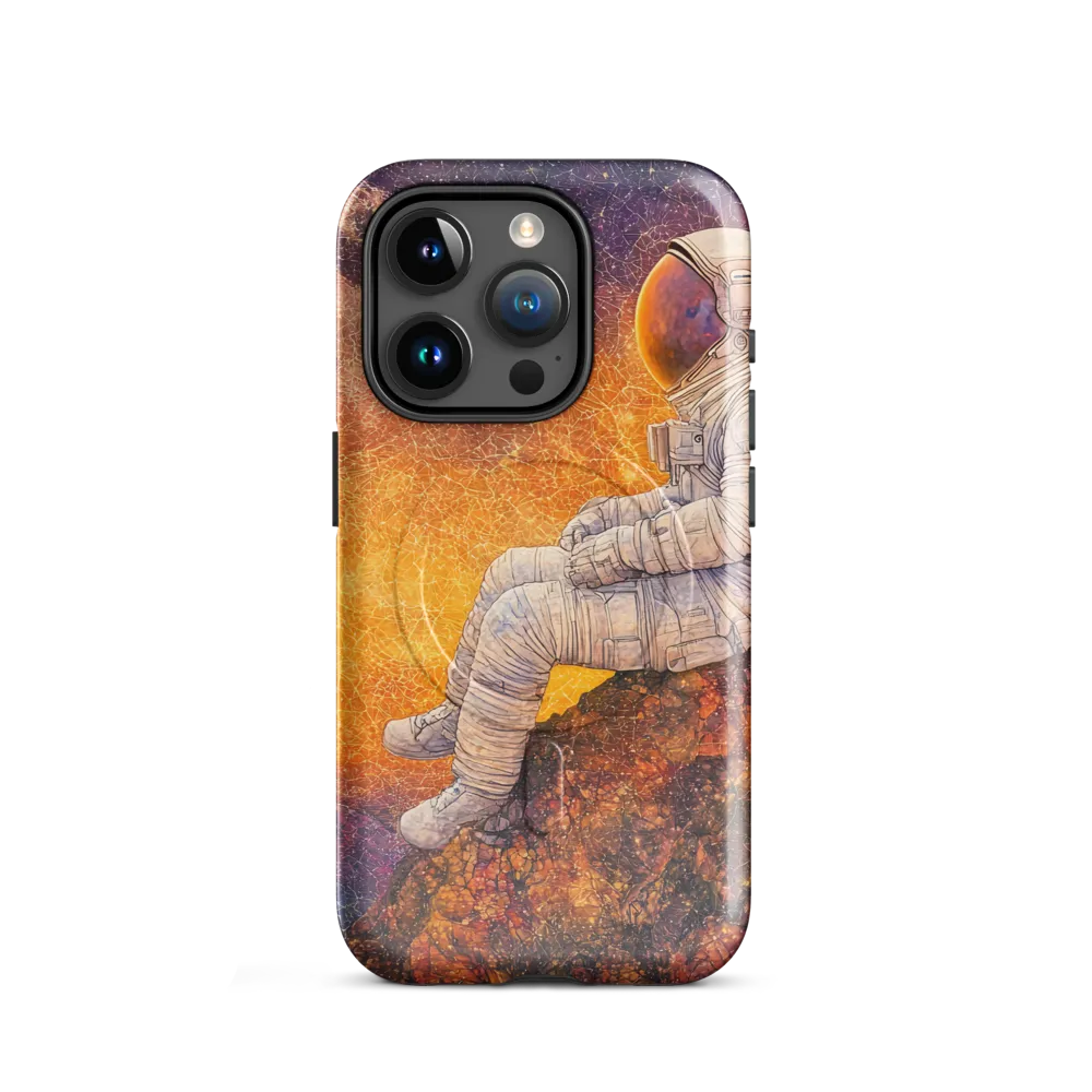 Cosmic Contemplation | Phone Case |  15 Pro | MagSafe® Tough Case | Glossy