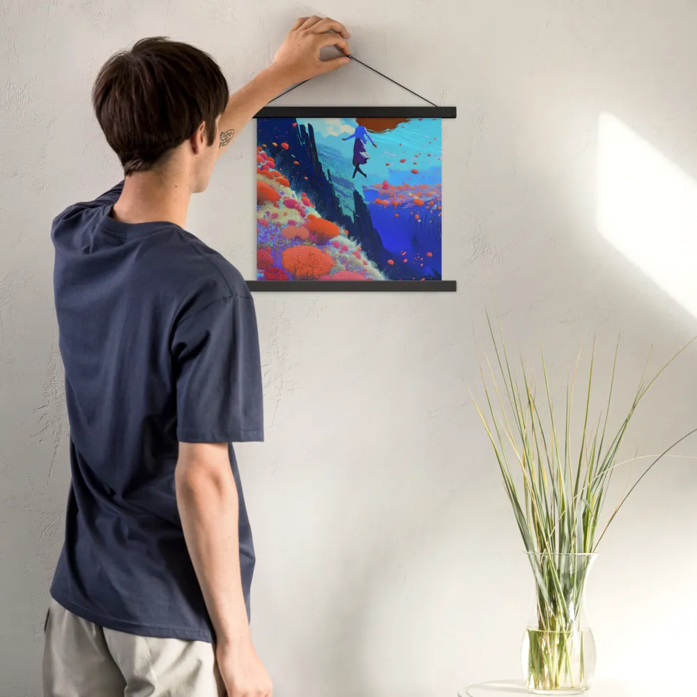 Whispers of Freedom | Poster With Black Wood Hanger | 14″×14″