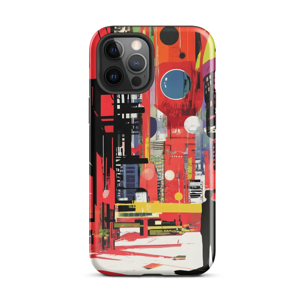 Urban Echoes: A Futuristic Reverie | Phone Case |  12 Pro Max | Tough Case | Glossy
