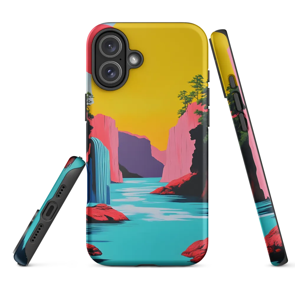 Dreamscape of Pink Cliffs and Turquoise Waters