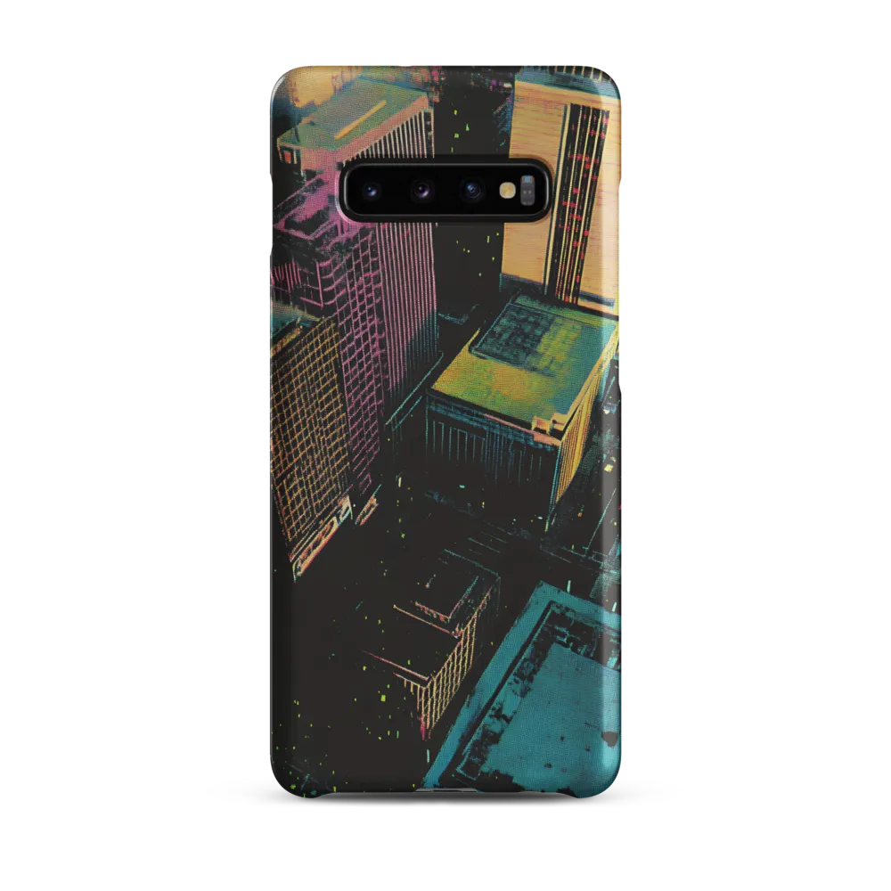Neon Dreams: A City from Above
