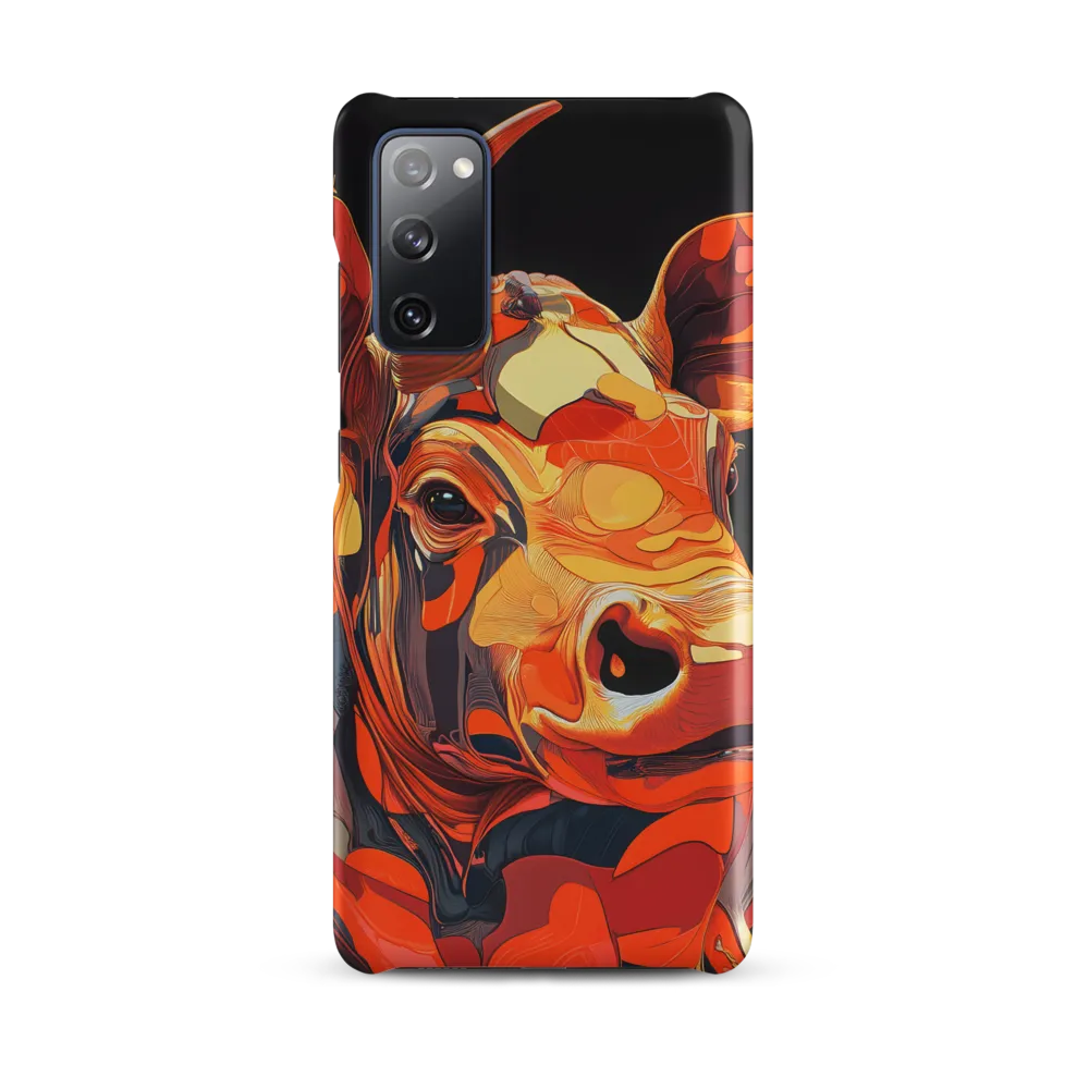 Modern Serenade: The Vibrant Cow