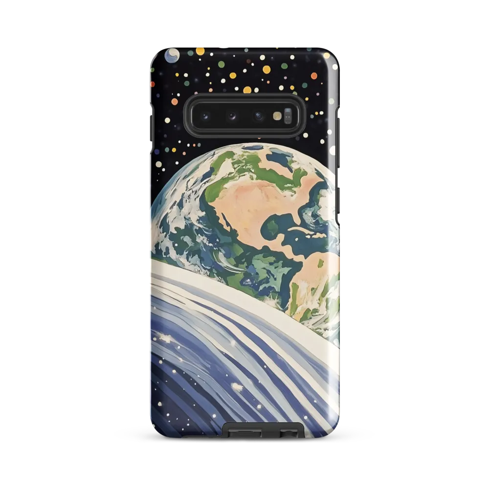 Celestial View: A Surreal Journey Through Space | Phone Case |  S10 Plus | Tough Case | Glossy