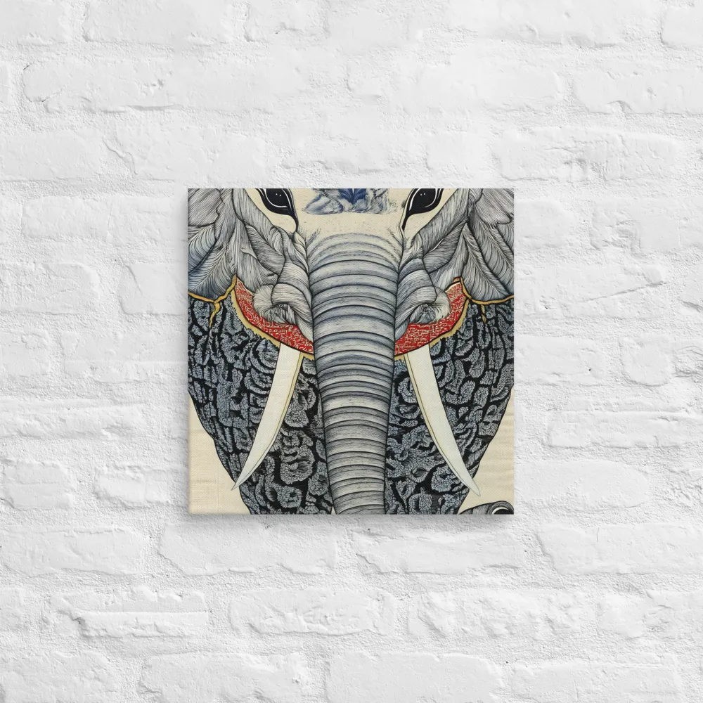 Majesty of the Elephant | Canvas | 16″×16″