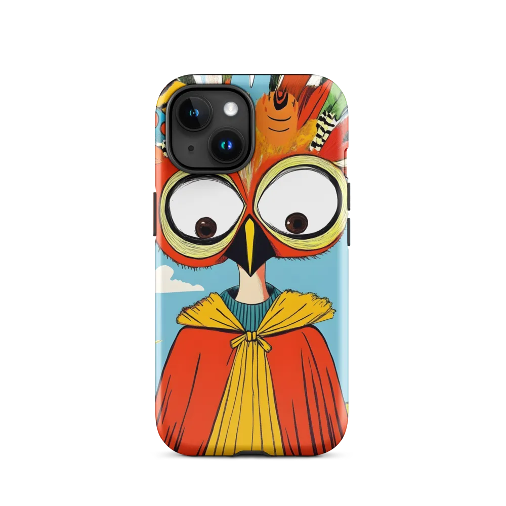 A Whimsical Encounter: The Owl-Human Fusion