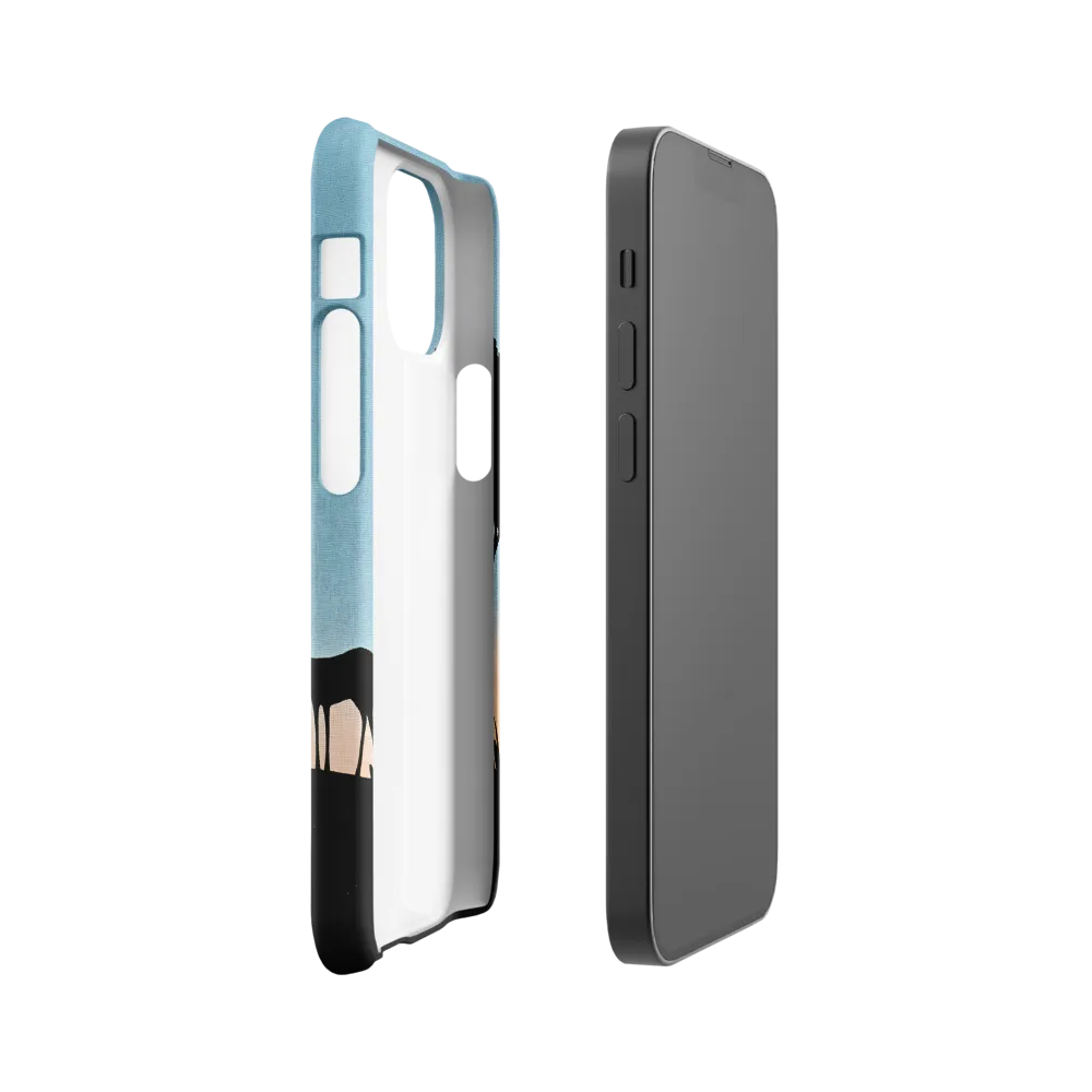 Curiosity in the Silhouette | Phone Case |  13 Mini | Snap Case | Glossy