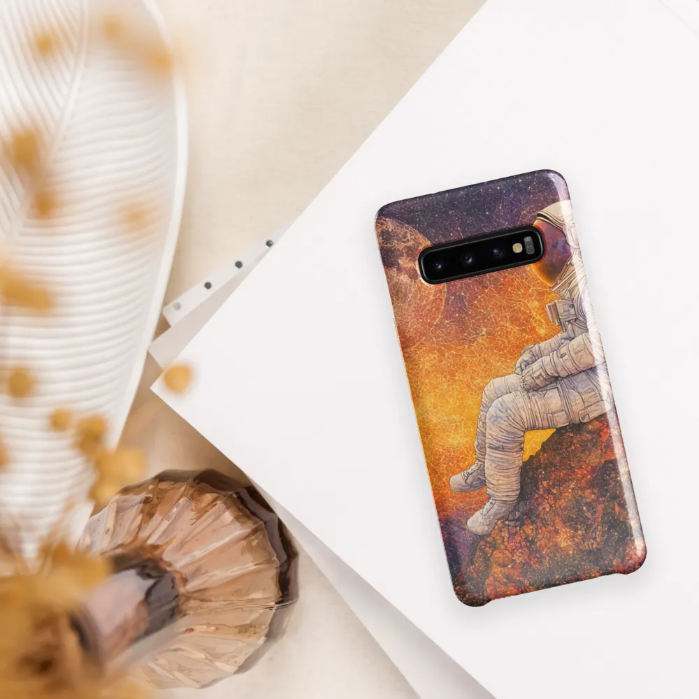 Cosmic Contemplation | Phone Case |  S10 | Snap Case | Glossy