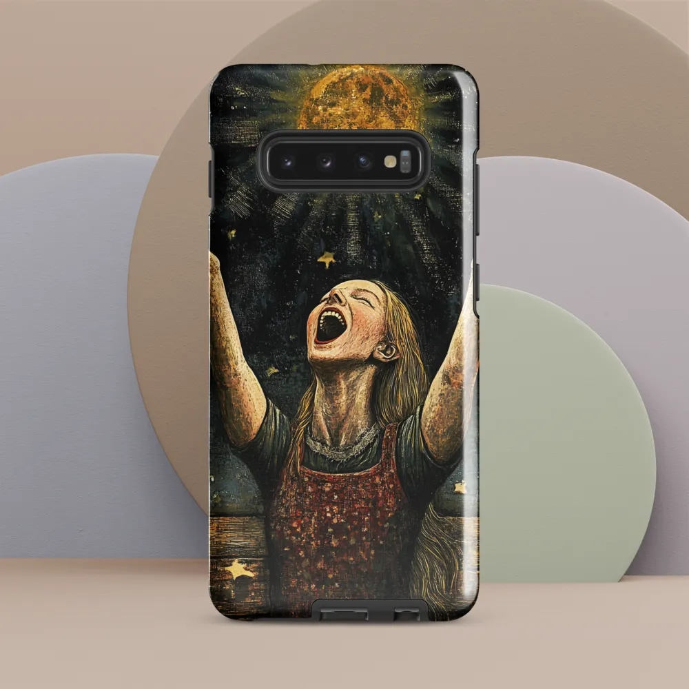 Reaching for the Moon | Phone Case |  S10 Plus | Tough Case | Glossy