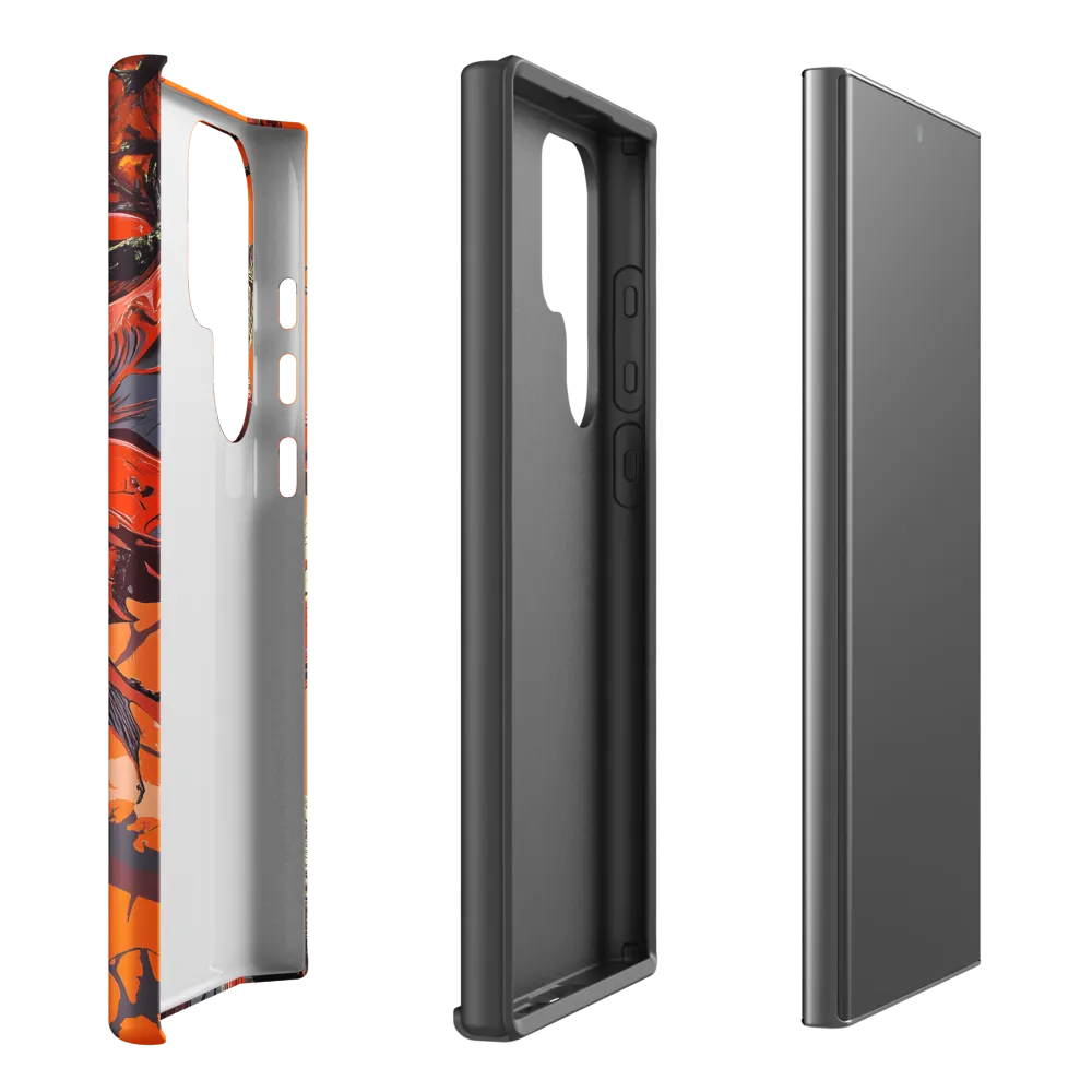 Life in Motion: An Abstract Tree | Phone Case |  S23 Ultra | Tough Case | Matte