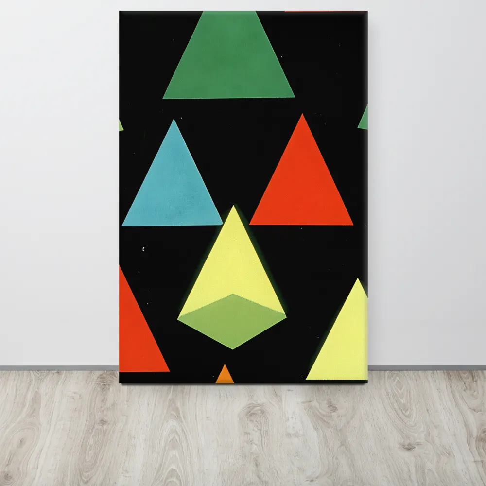 Geometric Harmony in Color | Canvas | 24″×36″