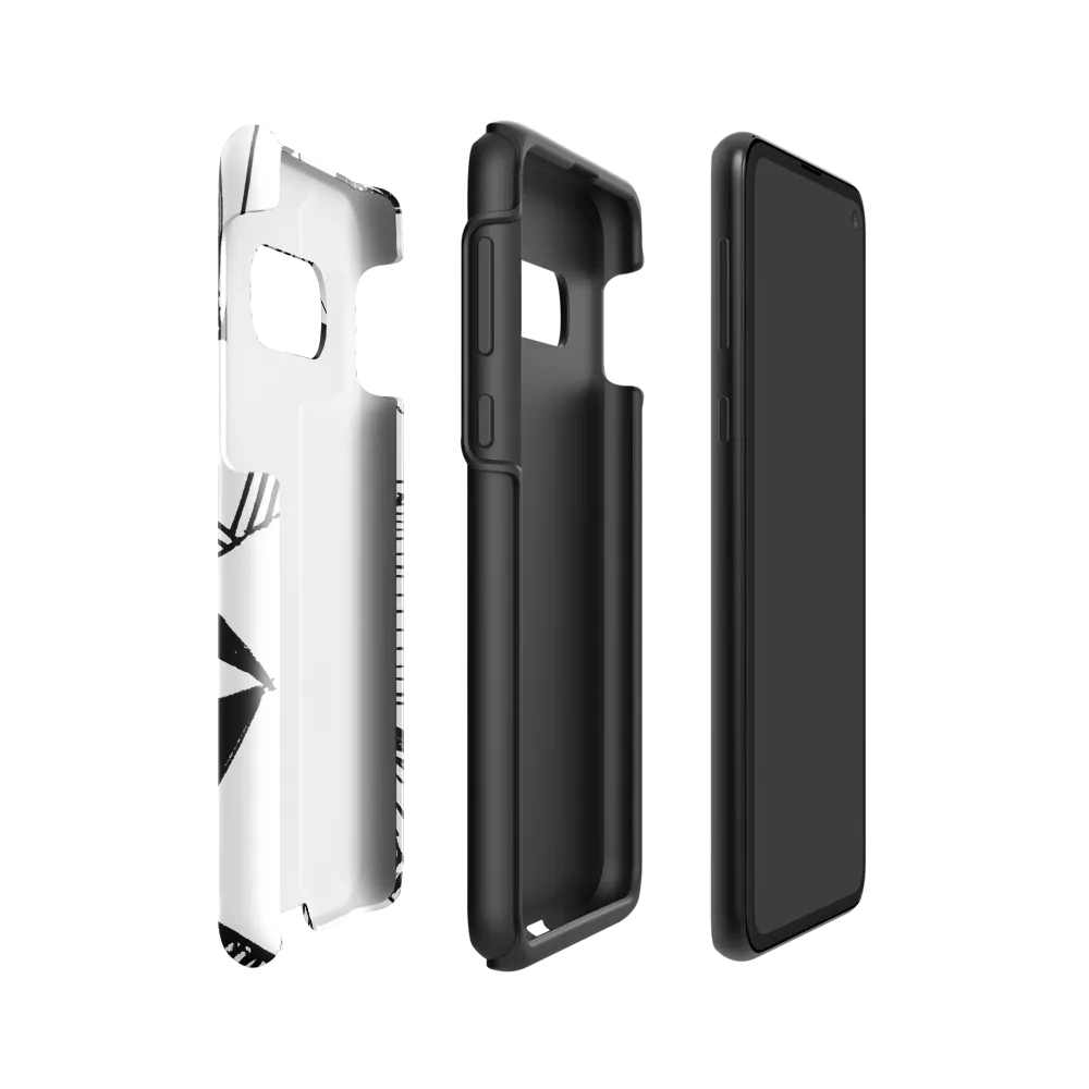 Dynamic Geometry in Ink | Phone Case |  S10e | Tough Case | Glossy