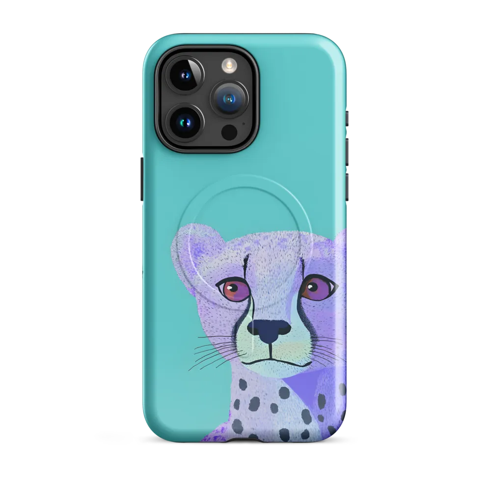 Curious Cheetah | Phone Case |  15 Pro Max | MagSafe® Tough Case | Glossy