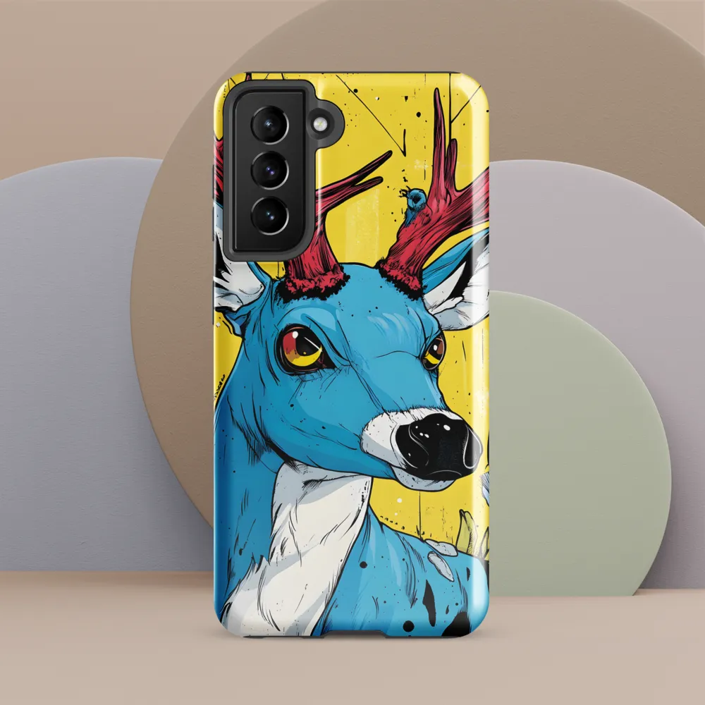Vivid Antlers: A Modern Take on Nature