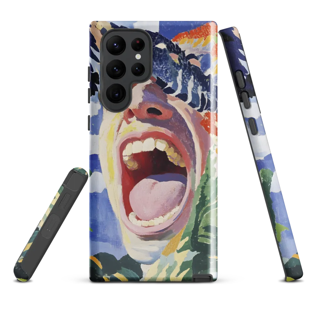 The Echo of Anguish | Phone Case |  S22 Ultra | Tough Case | Glossy