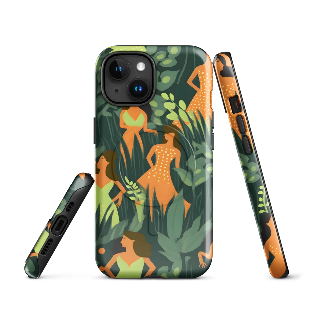Playful Harmony in Patterns | Phone Case |  15 | MagSafe® Tough Case | Glossy