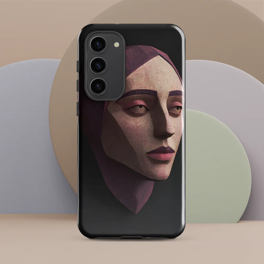 Geometric Elegance: A Contemporary Portrait