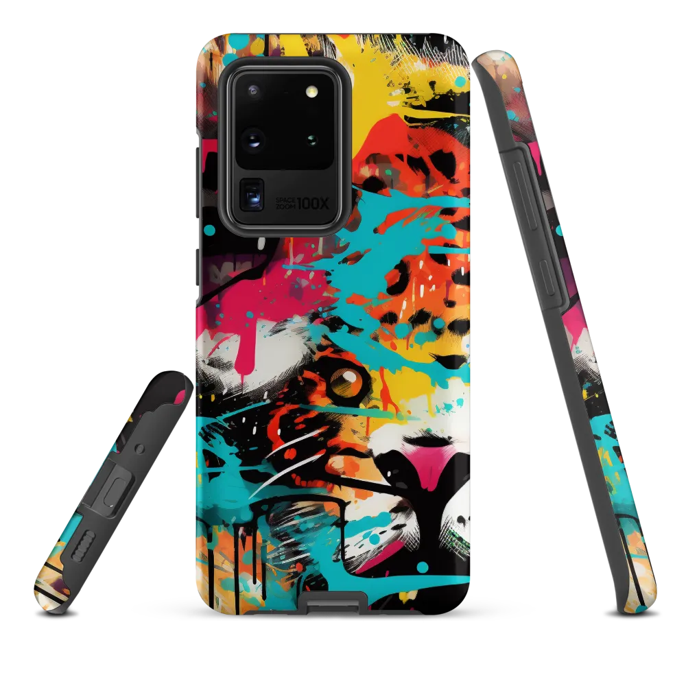 Fierce Fusion: Tiger and Lion in Graffiti