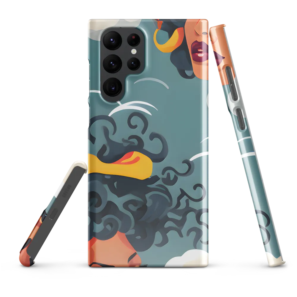 Dreamscapes of Elegance: A Vibrant Exploration of Clouds and Emotion | Phone Case