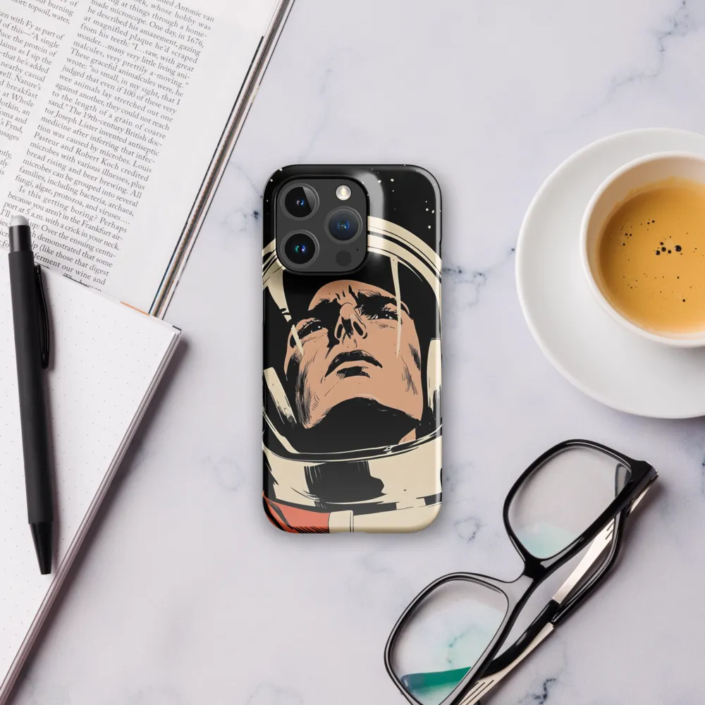 Gaze of the Astronaut | Phone Case |  16 Pro | Snap Case | Glossy
