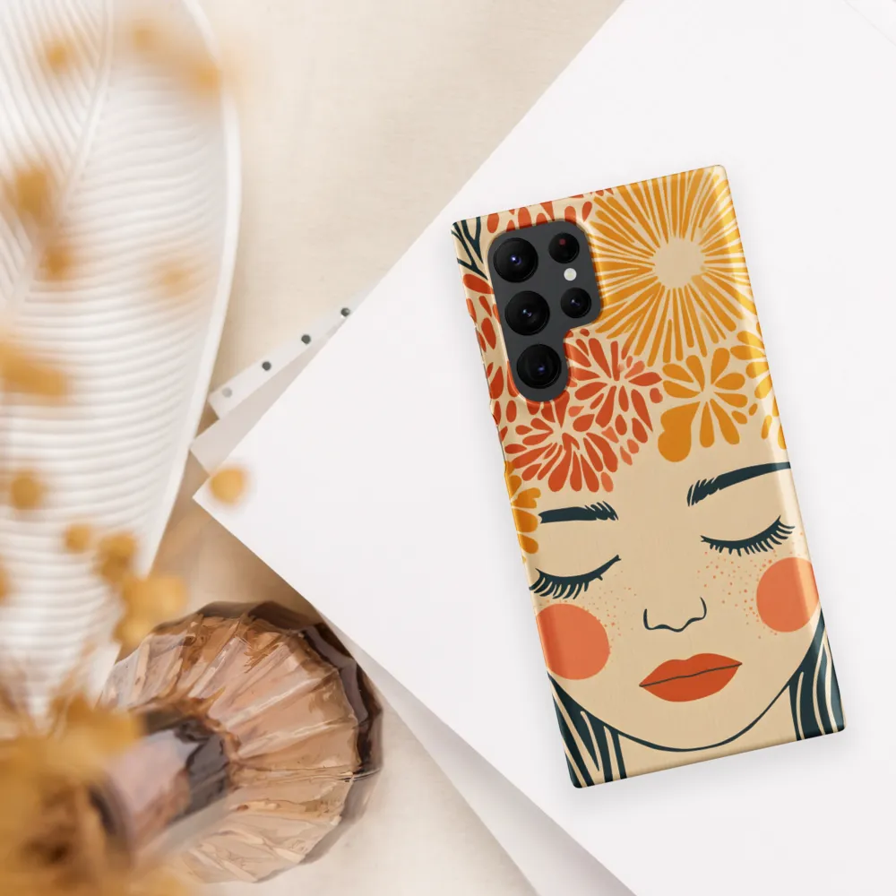 Serenity in Bloom | Phone Case |  S22 Ultra | Snap Case | Matte