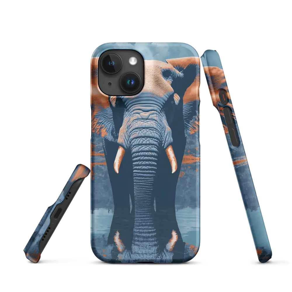 Majestic Reflection: The Elephant's Serenade