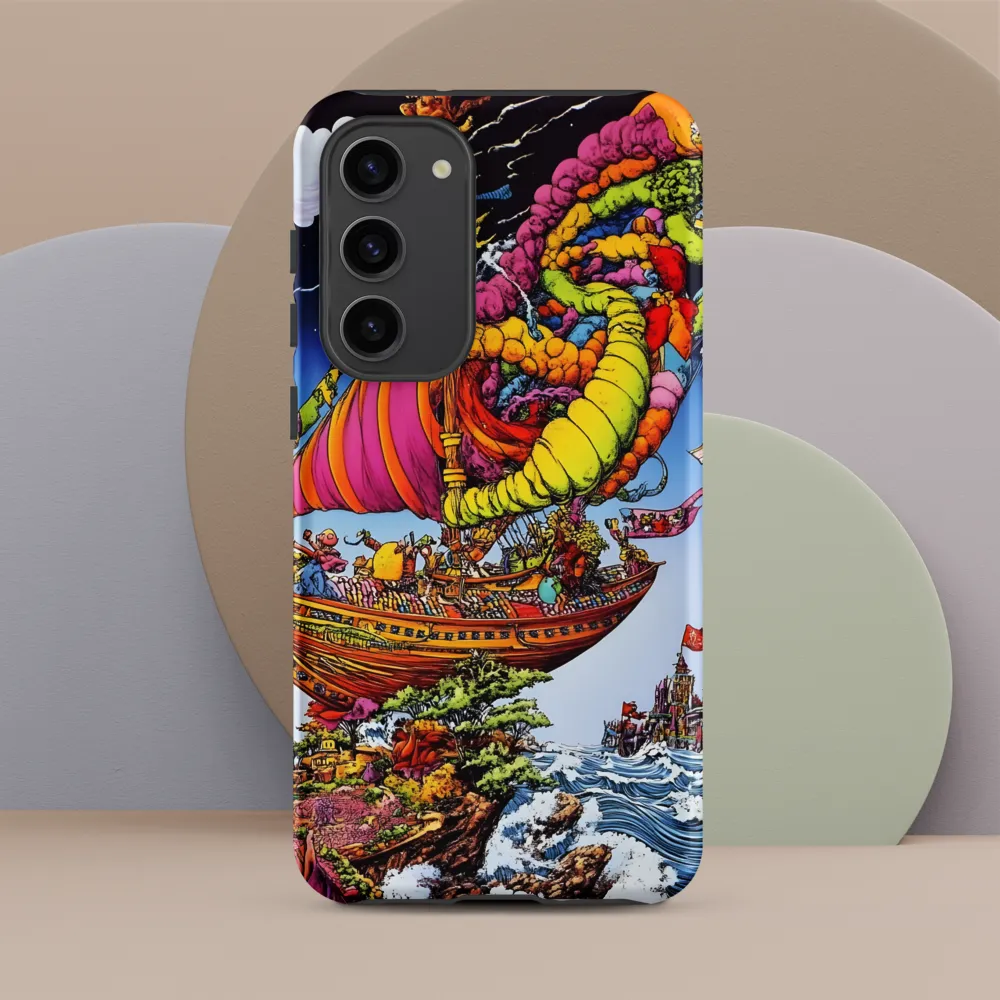 Voyage of Whimsy: A Surreal Sailor's Dream | Phone Case |  S23 Plus | Tough Case | Matte