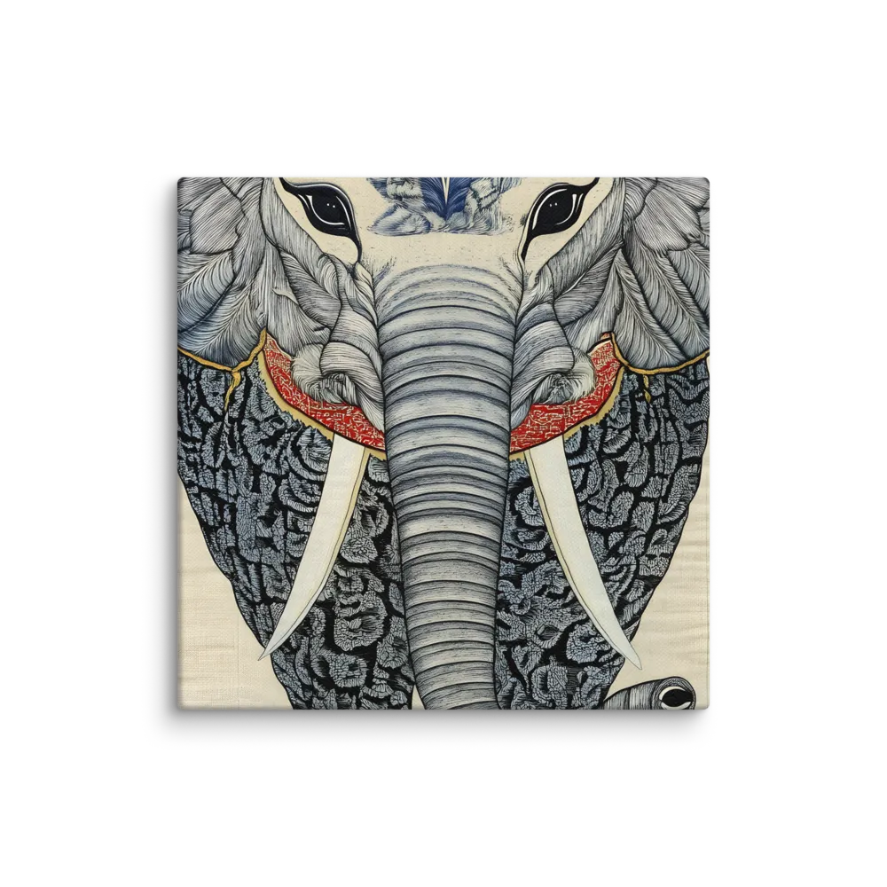 Majesty of the Elephant | Canvas | 10″×10″