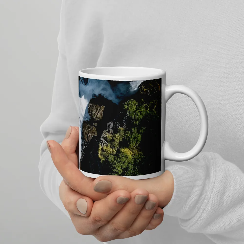 Eternal Flow: The Serene Cascade | Mugs | Multiple Sizes & Colors