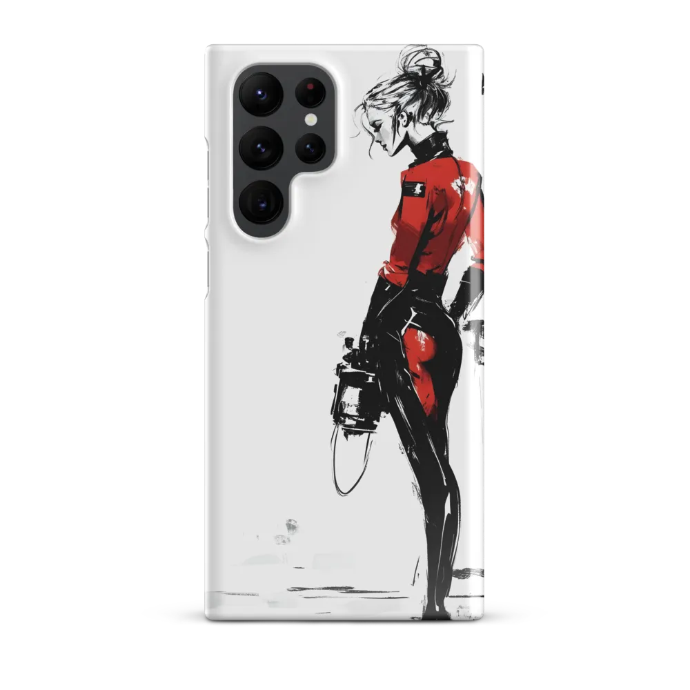 The Edgy Elegance | Phone Case |  S22 Ultra | Snap Case | Glossy